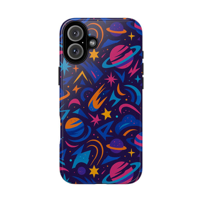 Multicolour 3D Wrap Protective Phone Case with Space Theme for Men and Women – Stylish Protection Accessory Compatible with iPhone 13, 14, 15 & 16 – All Models Including Pro, Pro Max & Plus