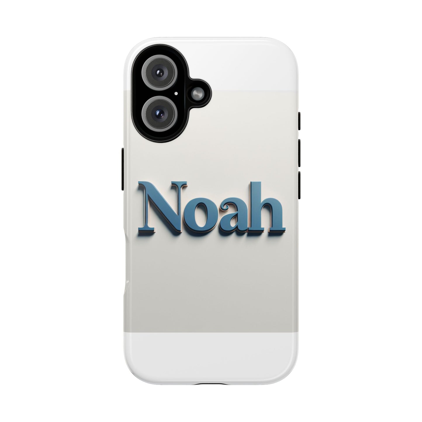 vibrant 3d name phone case in blue retro style – unique protection accessory for self-expression compatible with iphone 13, 14, 15 & 16 – all models including pro, pro max & plus