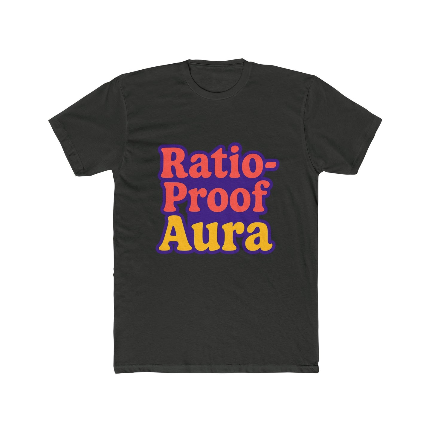 ratio-proof aura unisex t-shirt - funny meme purple tee for trendsetters