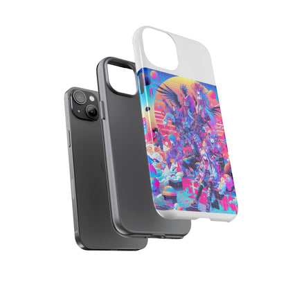 Zero Npc Energy Vibrant 3D Protective Phone Case for Anime Lovers