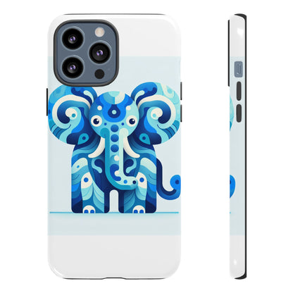 Vibrant 3D Protective Phone Case with Artistic Elephant Design for Unique Expression Compatible with iPhone 13, 14, 15 & 16 – All Models Including Pro, Pro Max & Plus