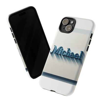 3D Textured Protective Phone Case in Blue and White, Stylish Accessory for Creative Individuals, Compatible with iPhone 13, 14, 15 & 16 – all models including Pro, Pro Max & Plus