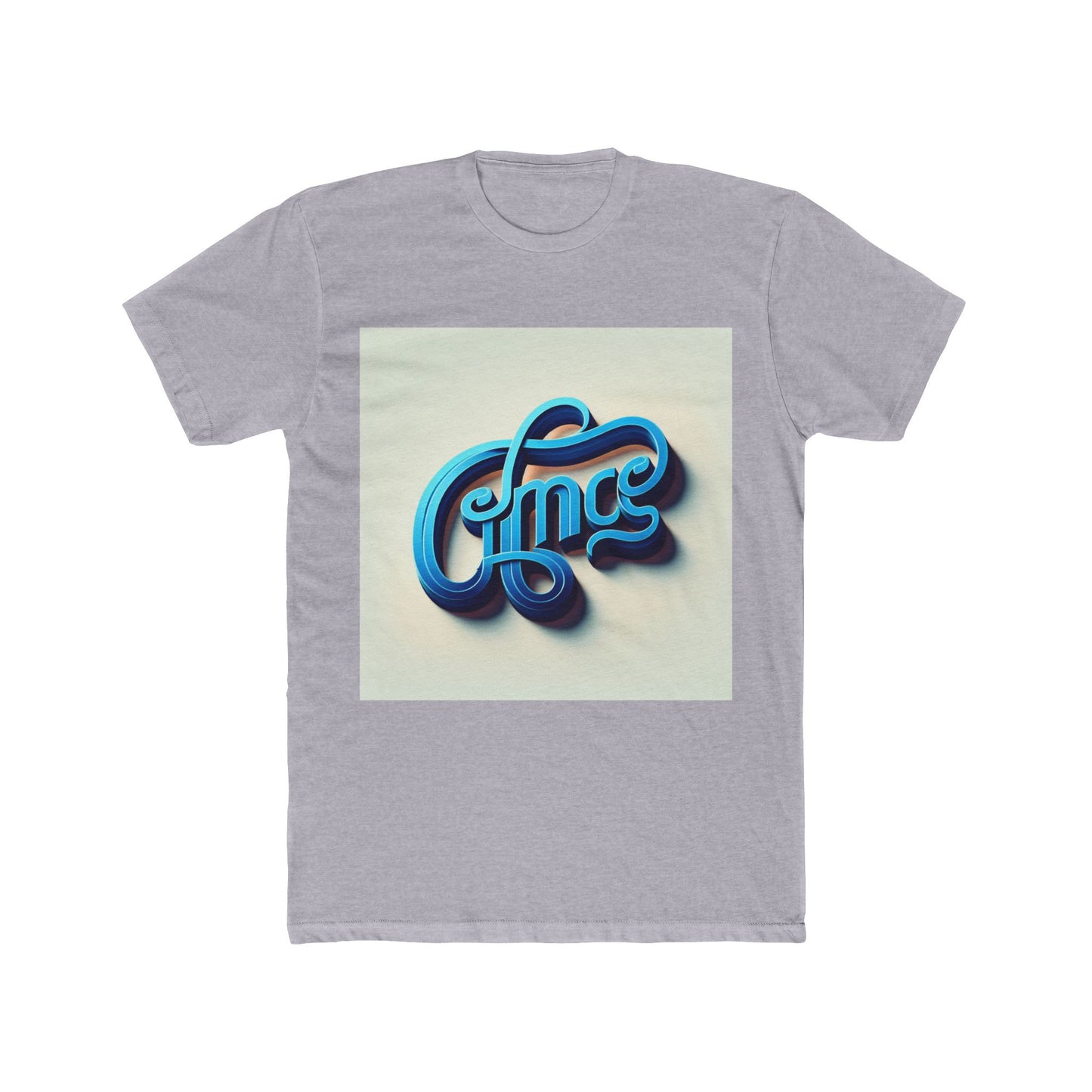 unisex t-shirt - alphabet blue 56 stylish graphic tee for casual wear, trendy unisex shirt