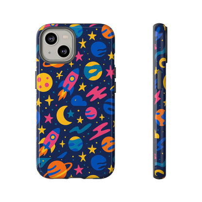 Vibrant 3D Space Theme Protective Phone Case for Trendsetters and Creatives Stylish Protection Compatible with iPhone 13, 14, 15 & 16 – all models including Pro, Pro Max & Plus