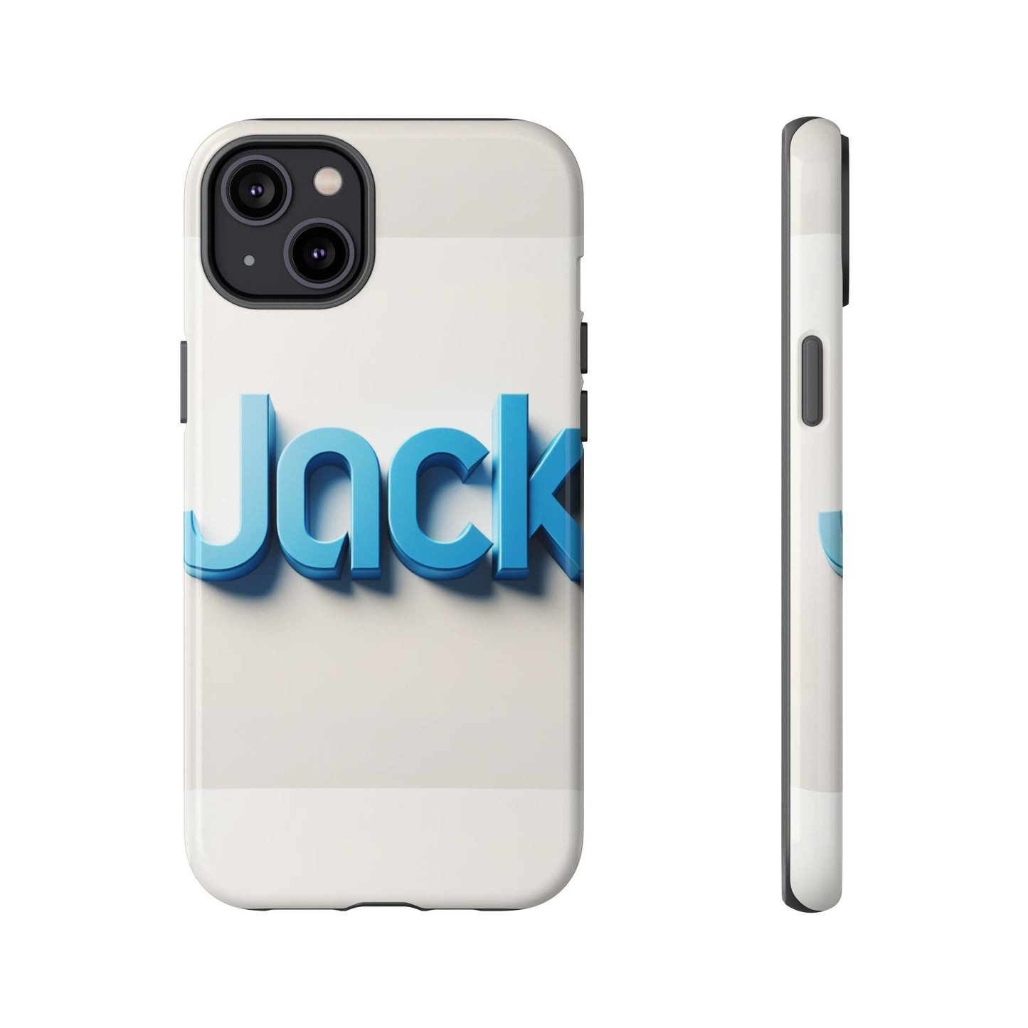 name jack blue anime comic style 3d wrap protective phone case for men women shock absorption durable tpu cover