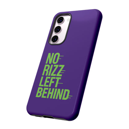 Tough Phone Case - No Rizz Left Behind - Durable, Stylish Protection for Active Lifestyles - Impact-Resistant, Dual Layer, Shock-Absorbing TPU - Perfect Gift for Tech Lovers