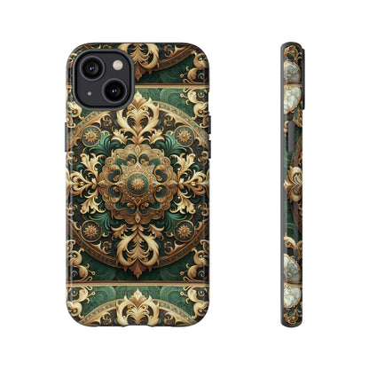 Pattern Image 2 Vibrant Comic Style Phone Case for Men and Women with Ornate Baroque Design Compatible with iPhone 13, 14, 15 & 16 – all models including Pro, Pro Max & Plus