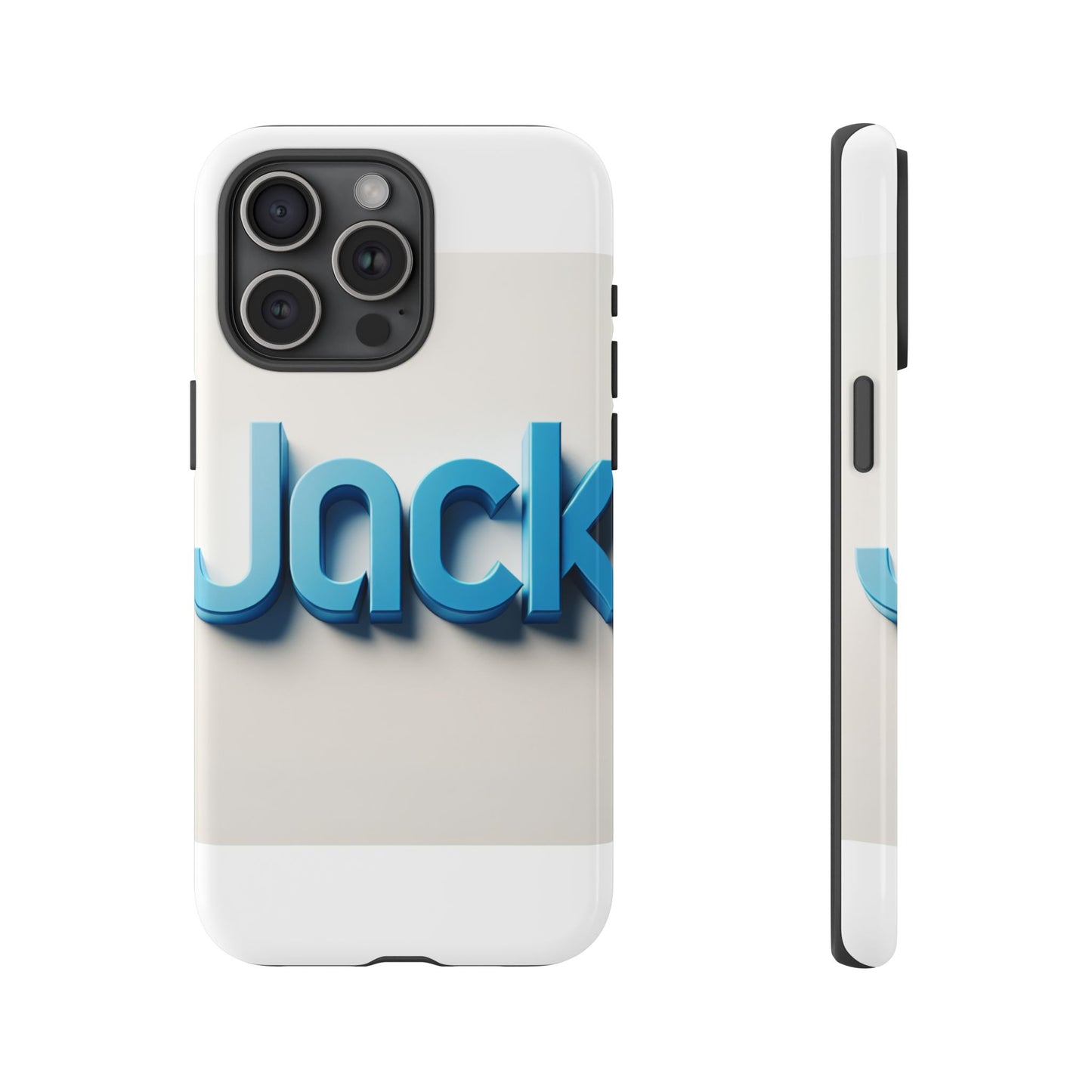 vibrant blue 3d text phone case for stylish protection, unique retro design for men and women, compatible with iphone 13, 14, 15 & 16 – all models including pro, pro max & plus