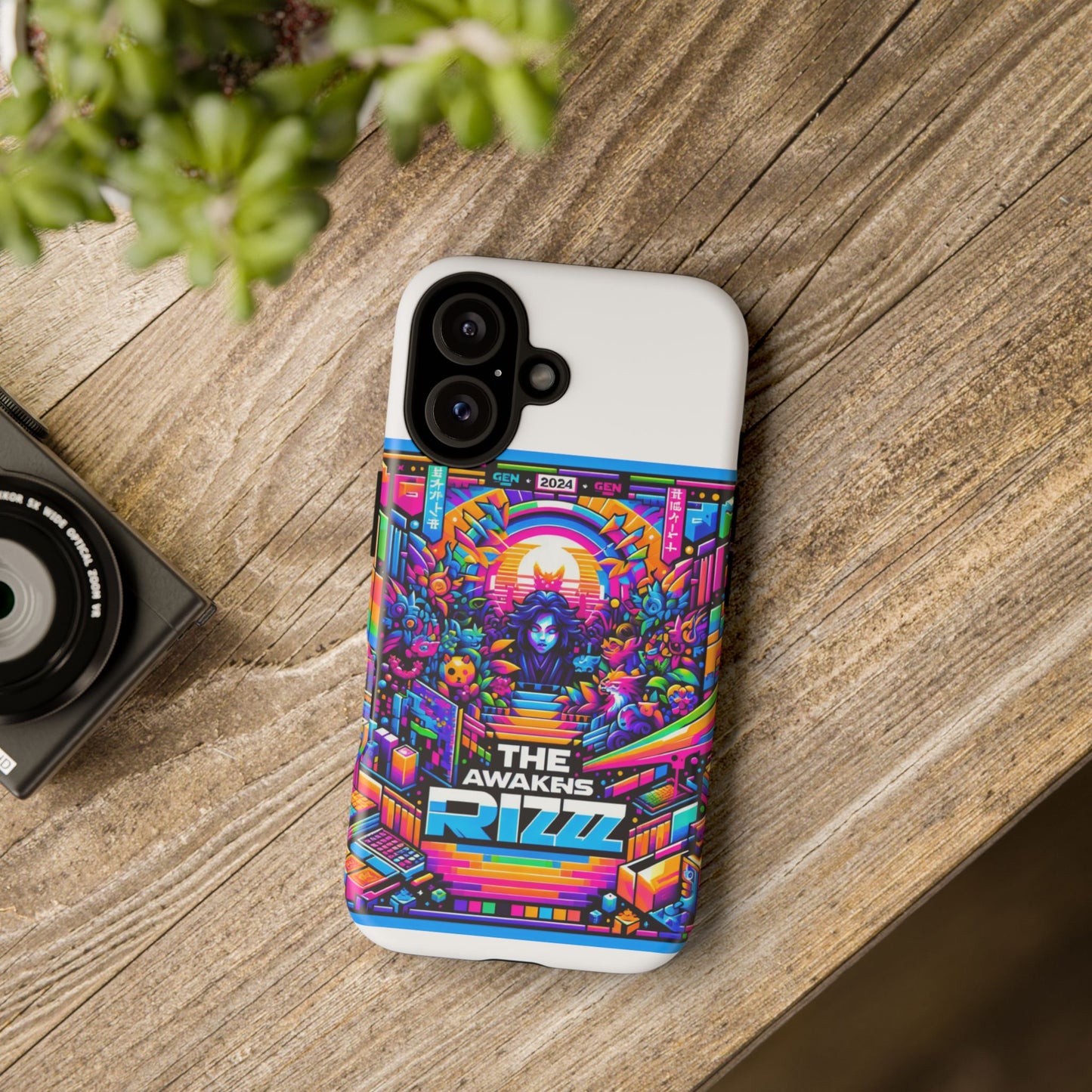 the rizz awakens 3d wrap protective phone case for anime and comic lovers