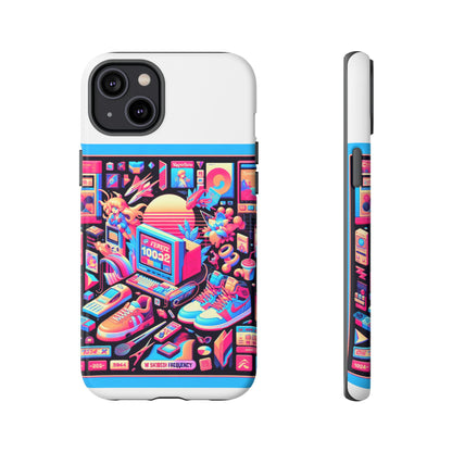 W Skibidi Frequency 3D Wrap Protective Phone Case for Anime Lovers, Durable TPU Silicone, Shock Absorbing, UV Protected, Glossy or Matte Finish, Unique Gift Idea