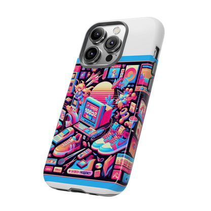 W Skibidi Frequency 3D Wrap Protective Phone Case for Anime Lovers, Durable TPU Silicone, Shock Absorbing, UV Protected, Glossy or Matte Finish, Unique Gift Idea