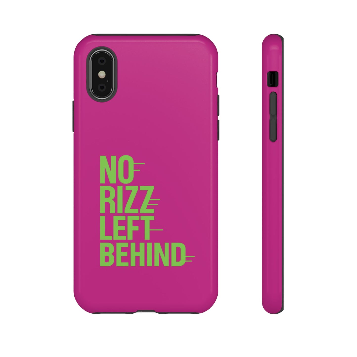 tough cases - no rizz left behind phone case for ultimate protection and style