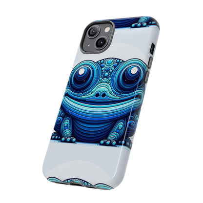 Cool Blue Animal Create 4 3D Wrap Protective Phone Case for Smartphones with Vibrant Animal Design and Shock Absorption