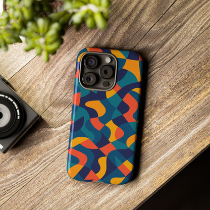 Vibrant Multicolour Abstract Phone Case for Stylish Protection Compatible with iPhone 13, 14, 15 & 16 – All Models Including Pro, Pro Max & Plus