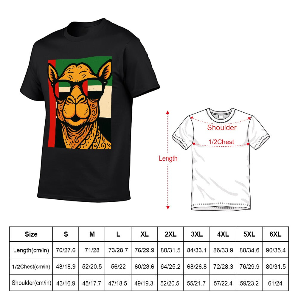 men's 100% cotton short sleeve t-shirt fitness casual tee with double-sided print comfortable relaxed fit unisex gift for him ideal for travel home leisure and events