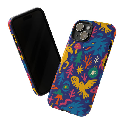 Vibrant Retro 3D Wrap Protective Phone Case with Funky Multicolour Design Stylish Accessory for Self-Expression Compatible with iPhone 13, 14, 15 & 16 – all models including Pro, Pro Max & Plus