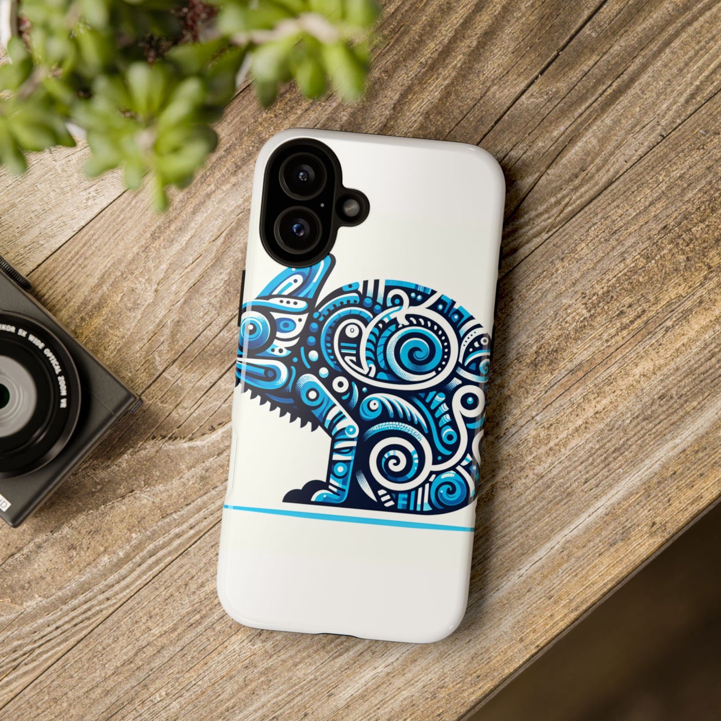 vibrant 3d chameleon design protective phone case for creative individuals stylish protection compatible with iphone 13, 14, 15 & 16 – all models including pro, pro max & plus