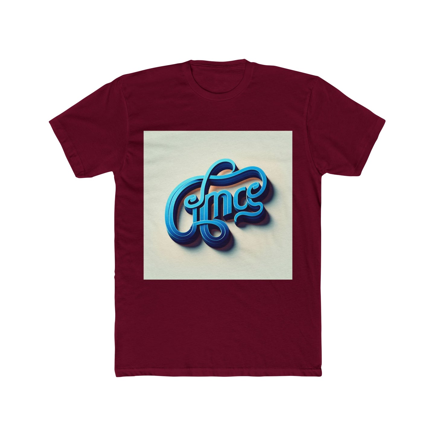 unisex t-shirt - alphabet blue 56 stylish graphic tee for casual wear, trendy unisex shirt