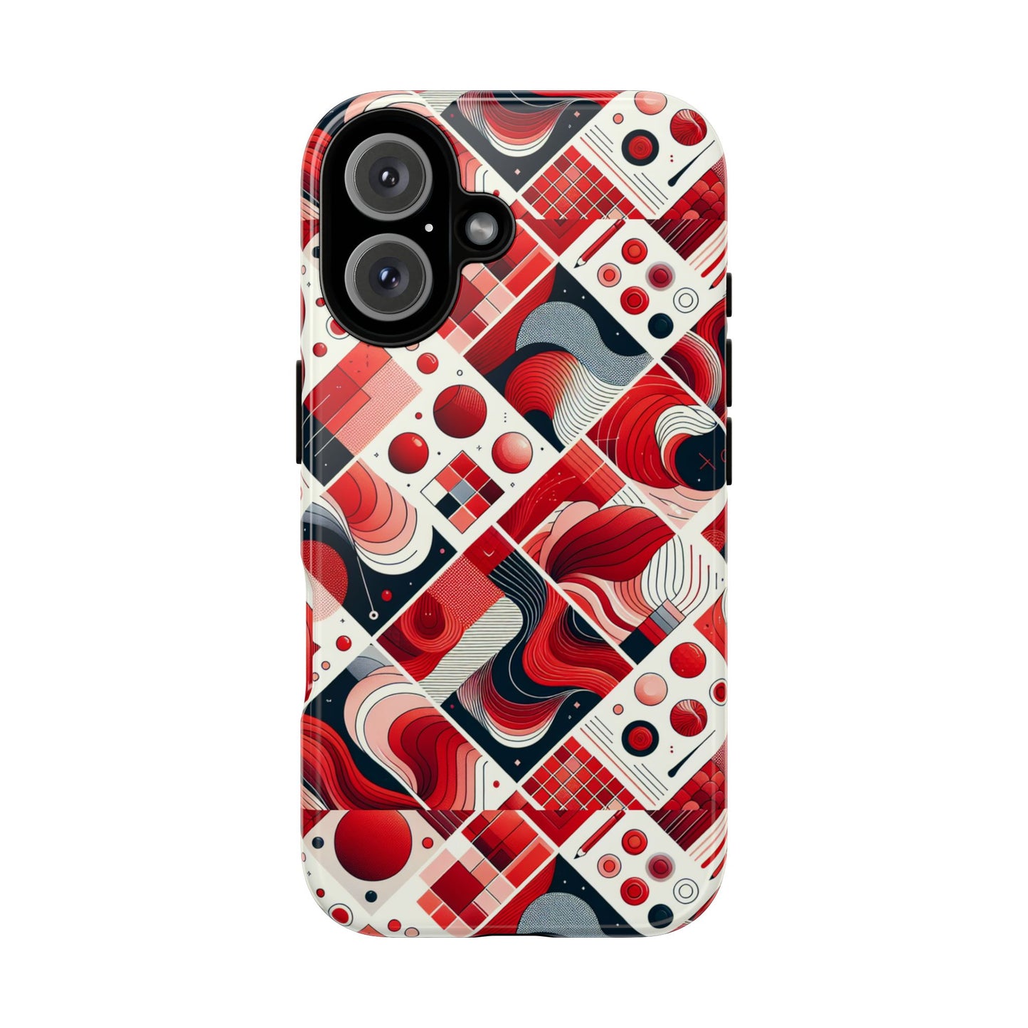pattern image 7 vibrant 3d wrap phone case for anime and comic fans - bold geometric design for stylish protection compatible with iphone 13, 14, 15 & 16 – all models including pro, pro max & plus