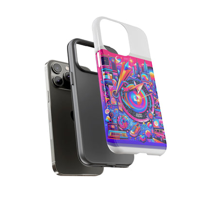 Gyatt Radar Online 3D Wrap Protective Phone Case for Smartphones, Retro Anime Design, Durable Shock Absorption, UV Protected, Glossy or Matte Finish