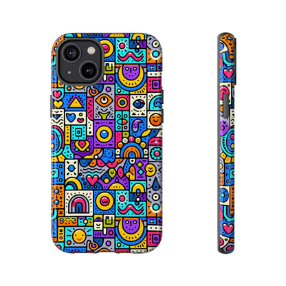 Pattern Image 8 Vibrant Anime Comic Style Phone Case for Smartphones Compatible with iPhone 13, 14, 15 & 16 – All Models Including Pro, Pro Max & Plus