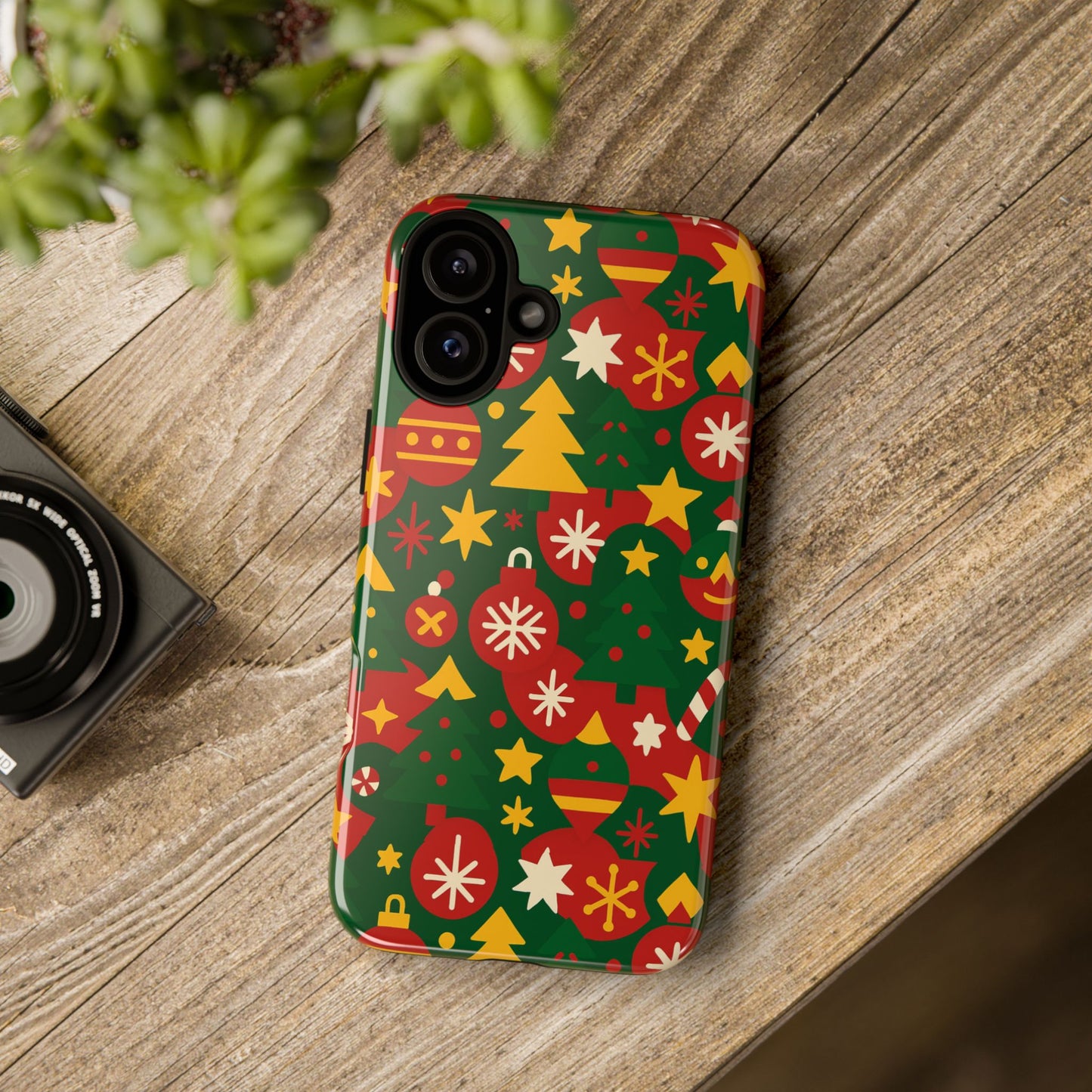 vibrant christmas phone case with festive 3d wrap design – colourful holiday protective cover compatible with iphone 13, 14, 15 & 16 – all models including pro, pro max & plus