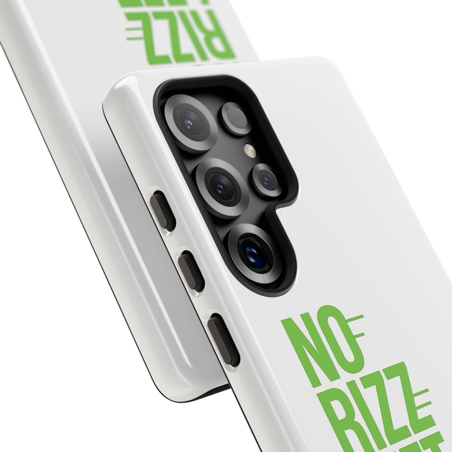 copy of tough cases - no rizz left behind phone case for ultimate protection and style, impact-resistant, dual layer, vibrant design, perfect gift for adults