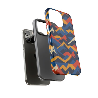 Vibrant 3D Mountain Design Protective Phone Case for Unique Accessory Lovers Compatible with iPhone 13, 14, 15 & 16 – all models including Pro, Pro Max & Plus