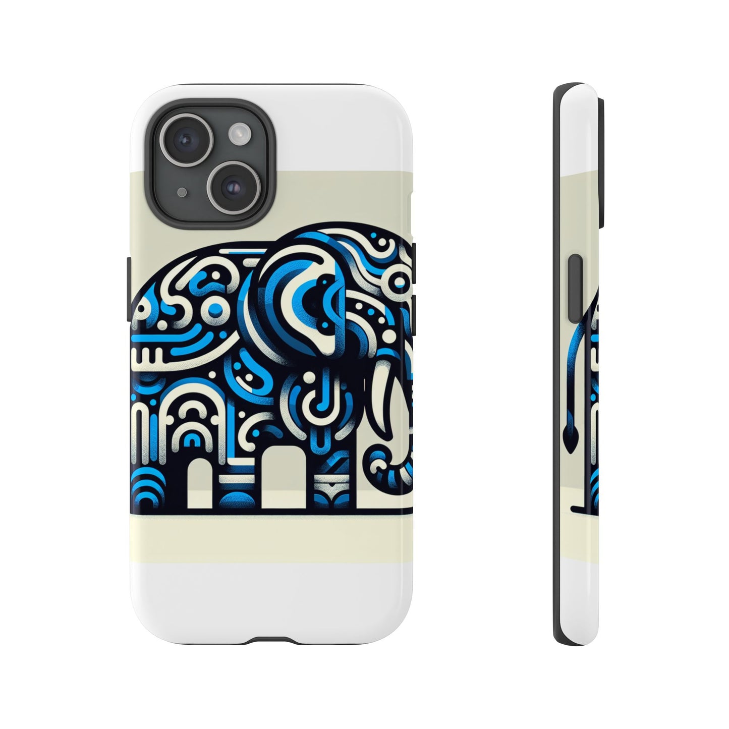 vibrant 3d elephant design protective phone case for stylish protection compatible with iphone 13, 14, 15 & 16 – all models including pro, pro max & plus