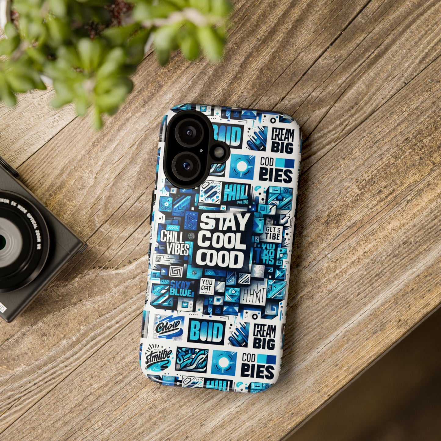 vibrant 3d wrap protective phone case with unique blue graphic design for trendy individuals – stylish protection compatible with iphone 13, 14, 15 & 16 – all models including pro, pro max & plus