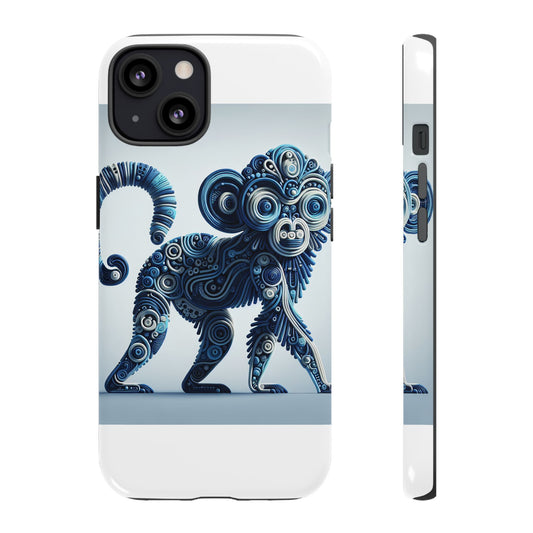 Vibrant 3D Wrap Protective Phone Case with Unique Monkey Design – Stylish Accessory for Men and Women Compatible with iPhone 13, 14, 15 & 16 – all models including Pro, Pro Max & Plus