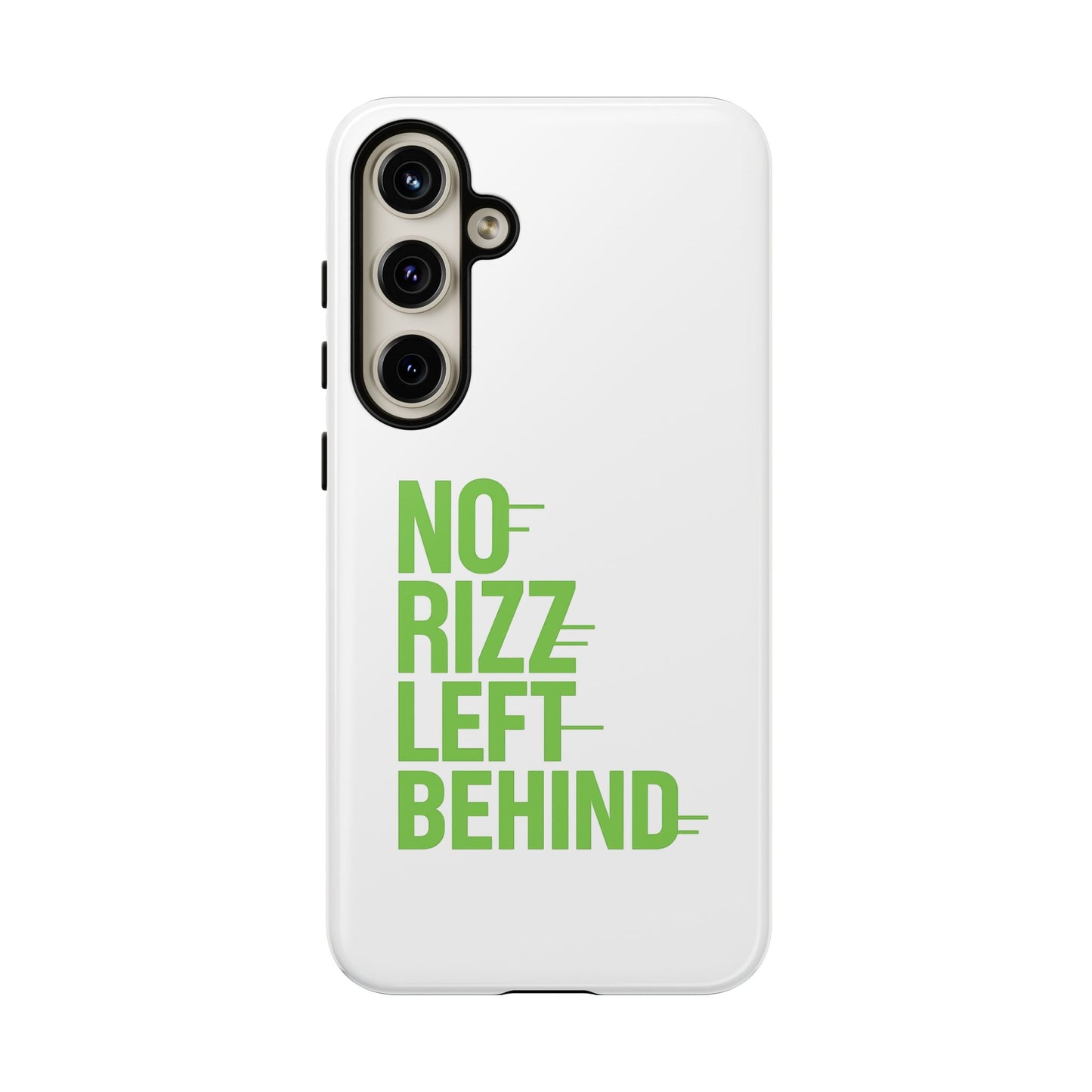 copy of tough cases - no rizz left behind phone case for ultimate protection and style, impact-resistant, dual layer, vibrant design, perfect gift for adults