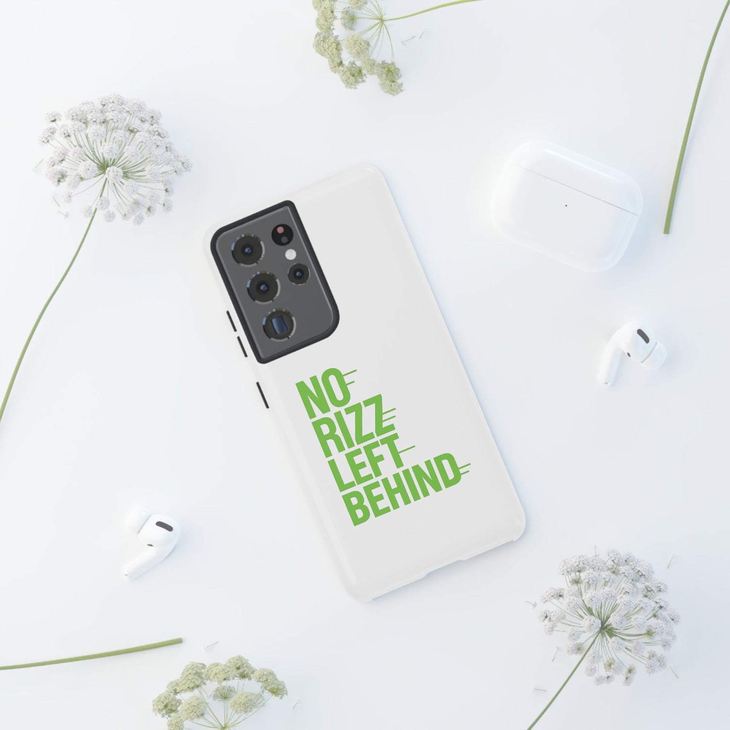 tough cases - no rizz left behind phone case for protection and style