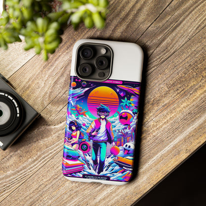 Skibidiverse Traveller Protective Phone Case with 3D Wrap Design, Durable UV Protection, Shock Absorption for Anime and Comic Culture Fans