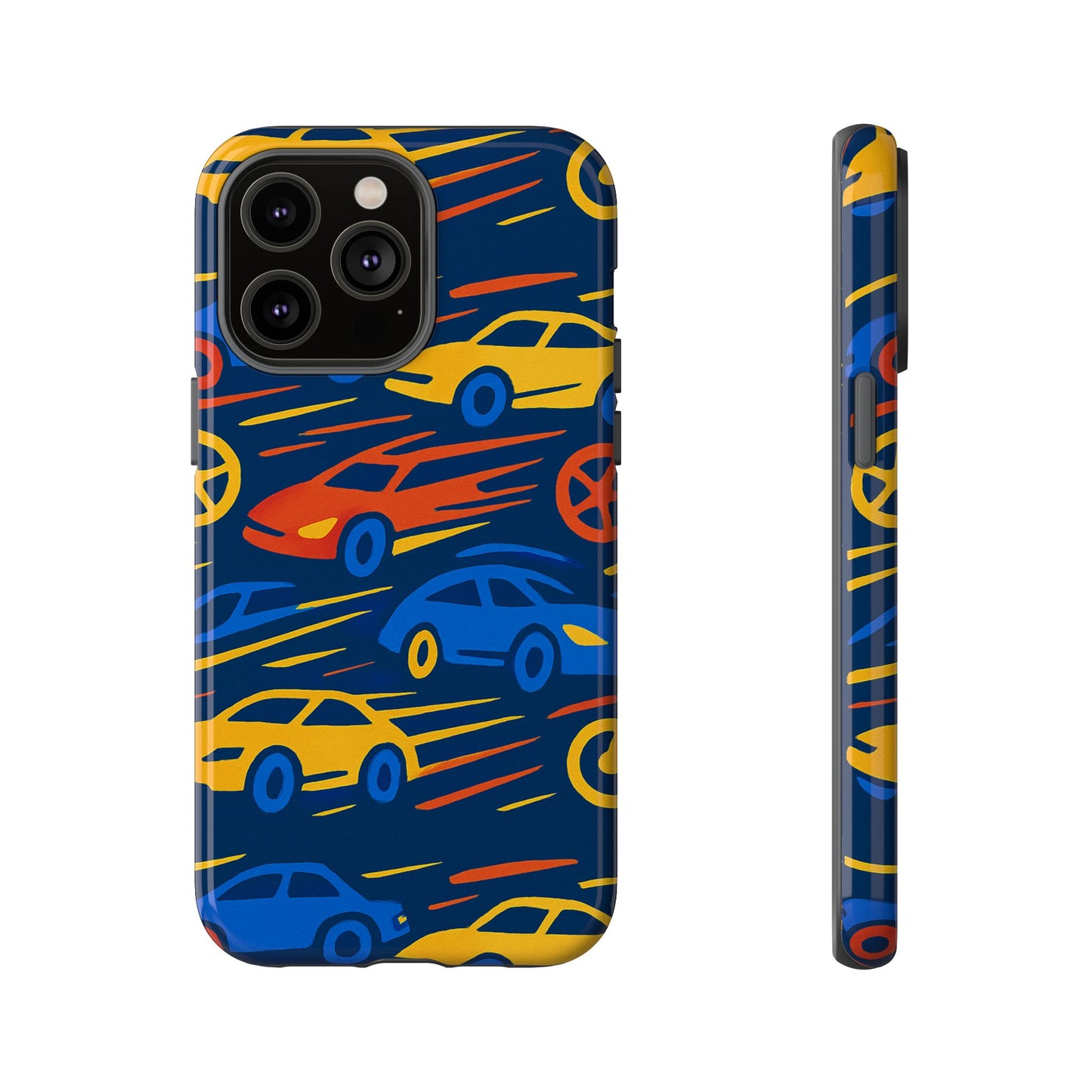 vibrant 3d car design protective phone case for smartphones stylish accessory for expressive individuals compatible with iphone 13, 14, 15 & 16 – all models including pro, pro max & plus