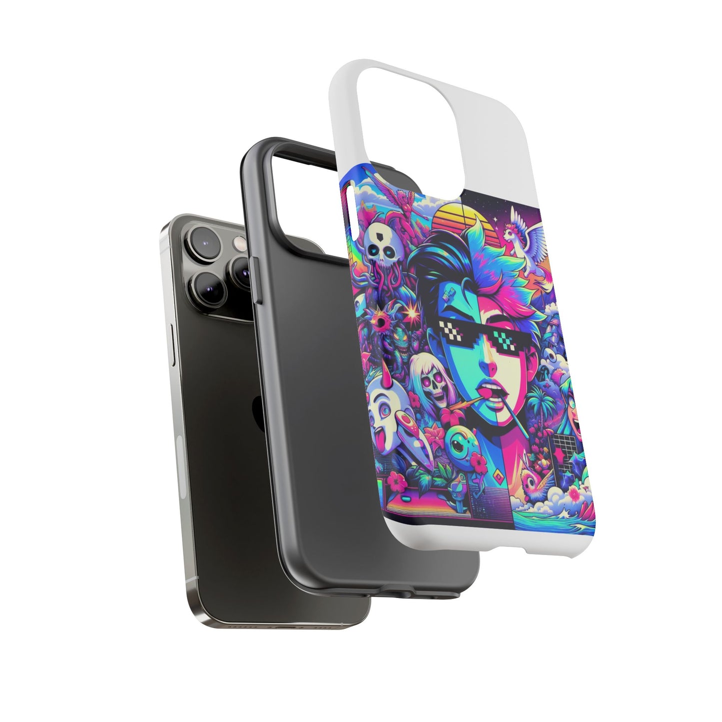 skibidi on sight protective phone case for anime lovers