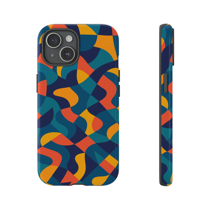 Vibrant Multicolour Abstract Phone Case for Stylish Protection Compatible with iPhone 13, 14, 15 & 16 – All Models Including Pro, Pro Max & Plus