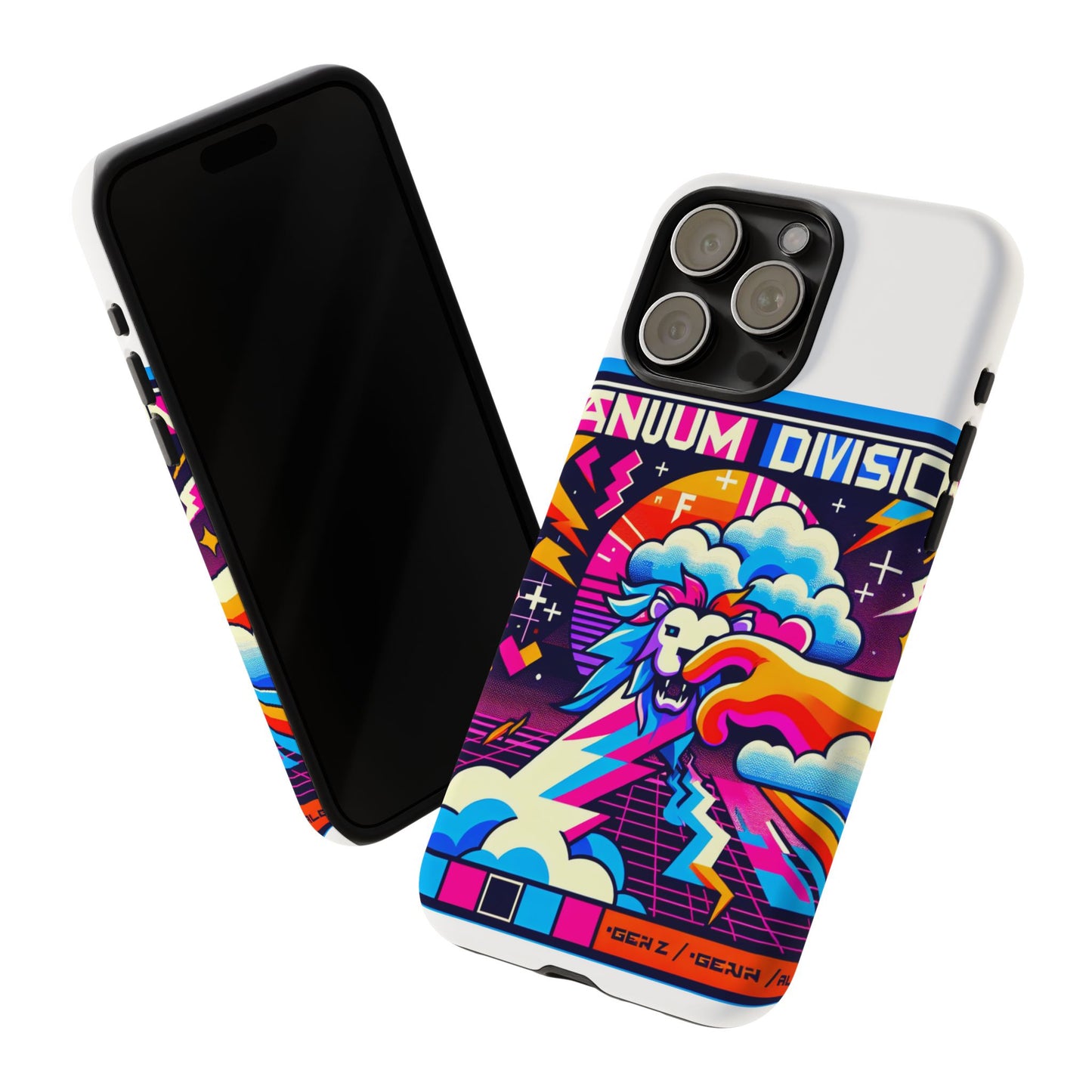 fanum irs division protective phone case with 3d wrap design, uv protected, durable shock absorption, ideal gift for anime and comic culture fans