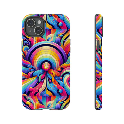 Pattern Image 10 Retro Anime Comic Phone Case for Men Women with Vibrant Abstract Design Compatible with iPhone 13, 14, 15 & 16 – all models including Pro, Pro Max & Plus