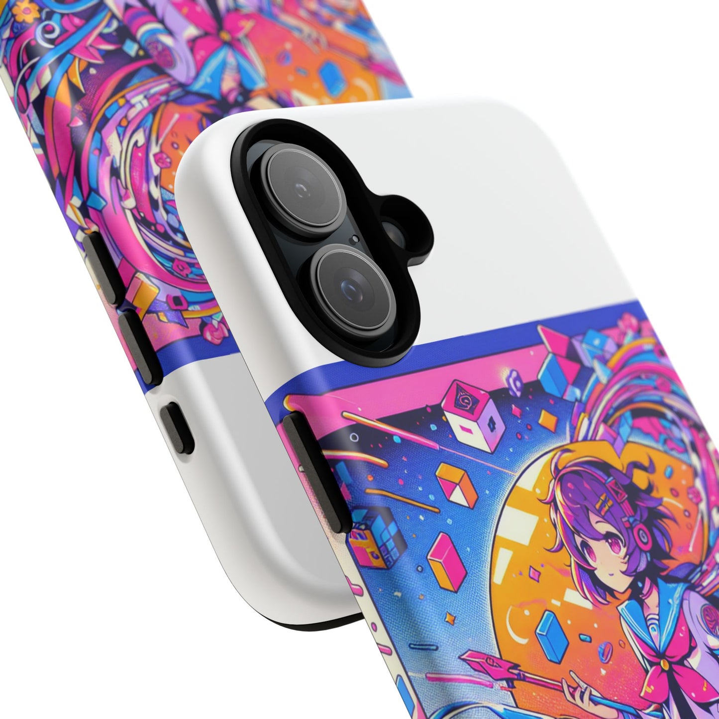 skibidi system update 3d wrap protective phone case for anime and comic fans, durable shock absorption, uv protected, glossy or matte finish
