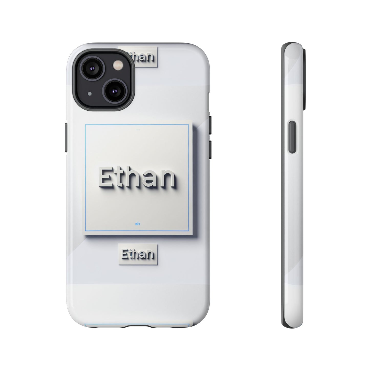 ethan blue 3d wrap phone case for men and women shock absorption durable silicone protective cover with vivid anime and comic design