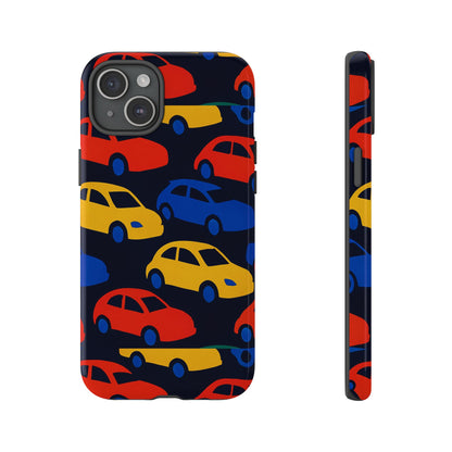 Multicolour 3D Car Design Protective Phone Case Stylish Accessory for Unique Expression Compatible with iPhone 13, 14, 15 & 16 – all models including Pro, Pro Max & Plus