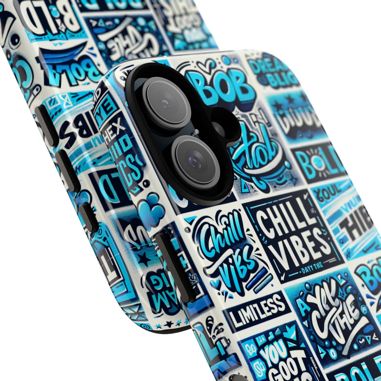 blue pattern image 8 vibrant 3d wrap phone case for men women shock absorbing durable silicone cover with uv protection