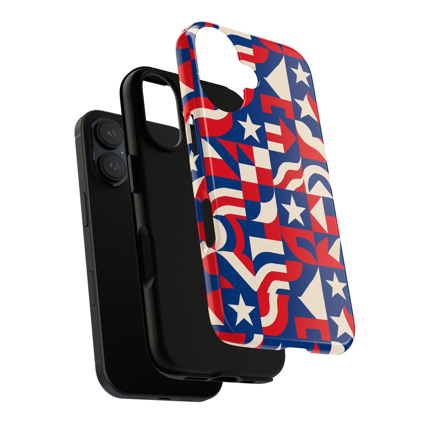 vibrant geometric 3d wrap protective phone case in multicolour design for stylish protection - ideal for men and women, compatible with iphone 13, 14, 15 & 16 – all models including pro, pro max & plus