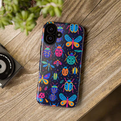 Vibrant 3D Insect Design Phone Case for Stylish Protection and Unique Aesthetic Compatible with iPhone 13, 14, 15 & 16 – all models including Pro, Pro Max & Plus