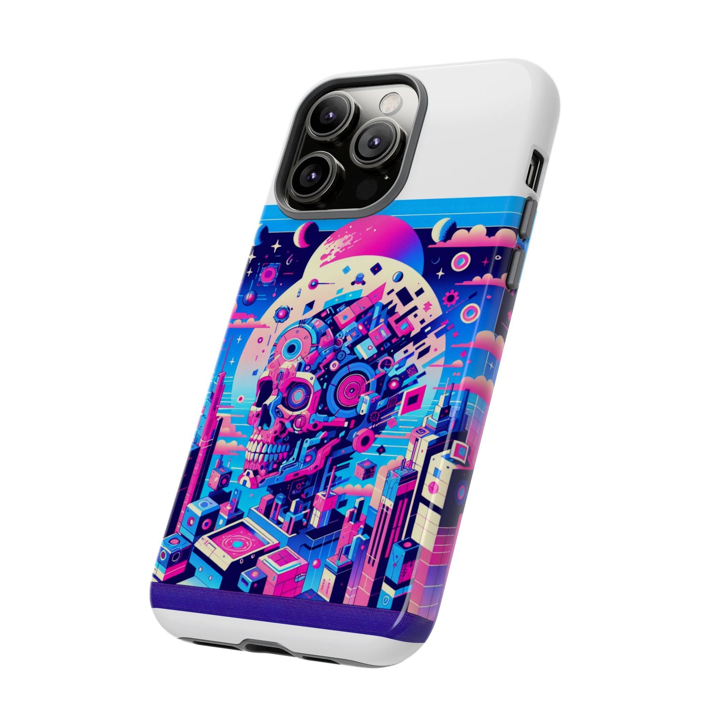 skibidi state certified protective phone case for anime lovers, durable 3d wrap design, uv protected, stylish shock absorbing silicone liner