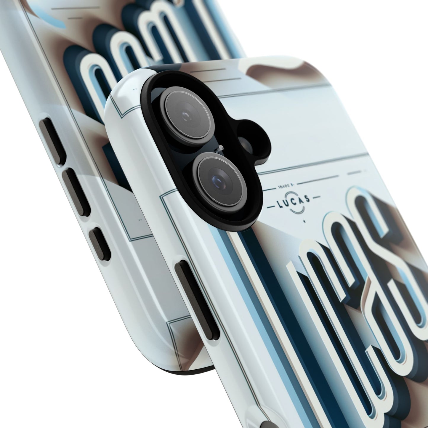 lucas blue phone case with 3d wrap design for smartphones compatible with iphone and android devices shockproof protective cover for anime and comic fans