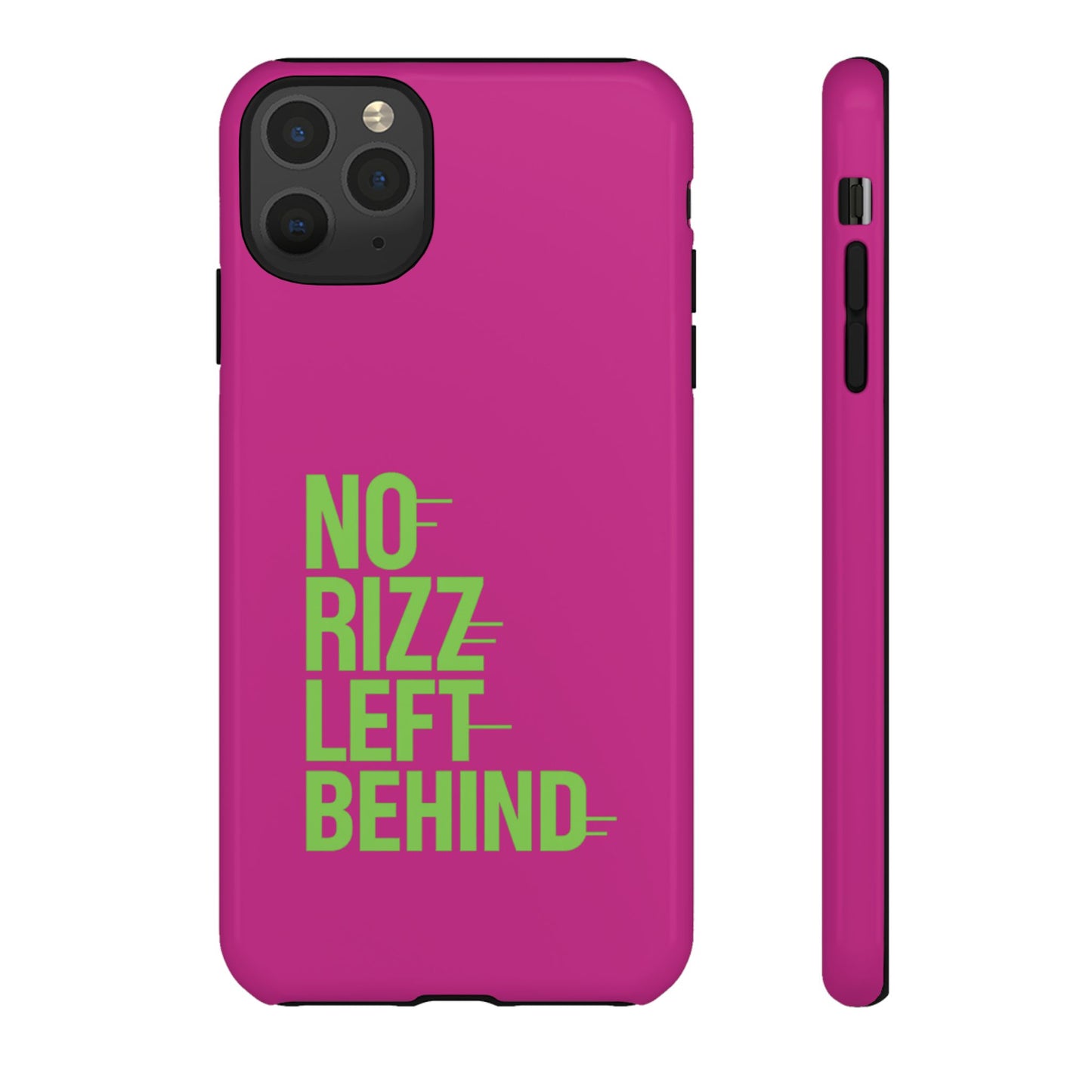 tough cases - no rizz left behind phone case for ultimate protection and style