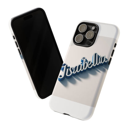 Vibrant 3D Alphabet Design Protective Phone Case in Blue for Unique Style and Self-Expression Compatible with iPhone 13, 14, 15 & 16 – all models including Pro, Pro Max & Plus