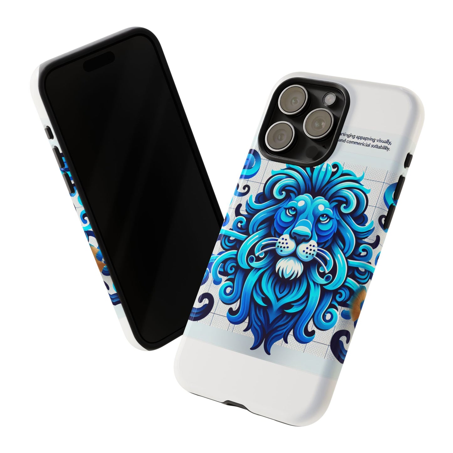vibrant 3d lion art phone case for stylish protection and self-expression compatible with iphone 13, 14, 15 & 16 – all models including pro, pro max & plus